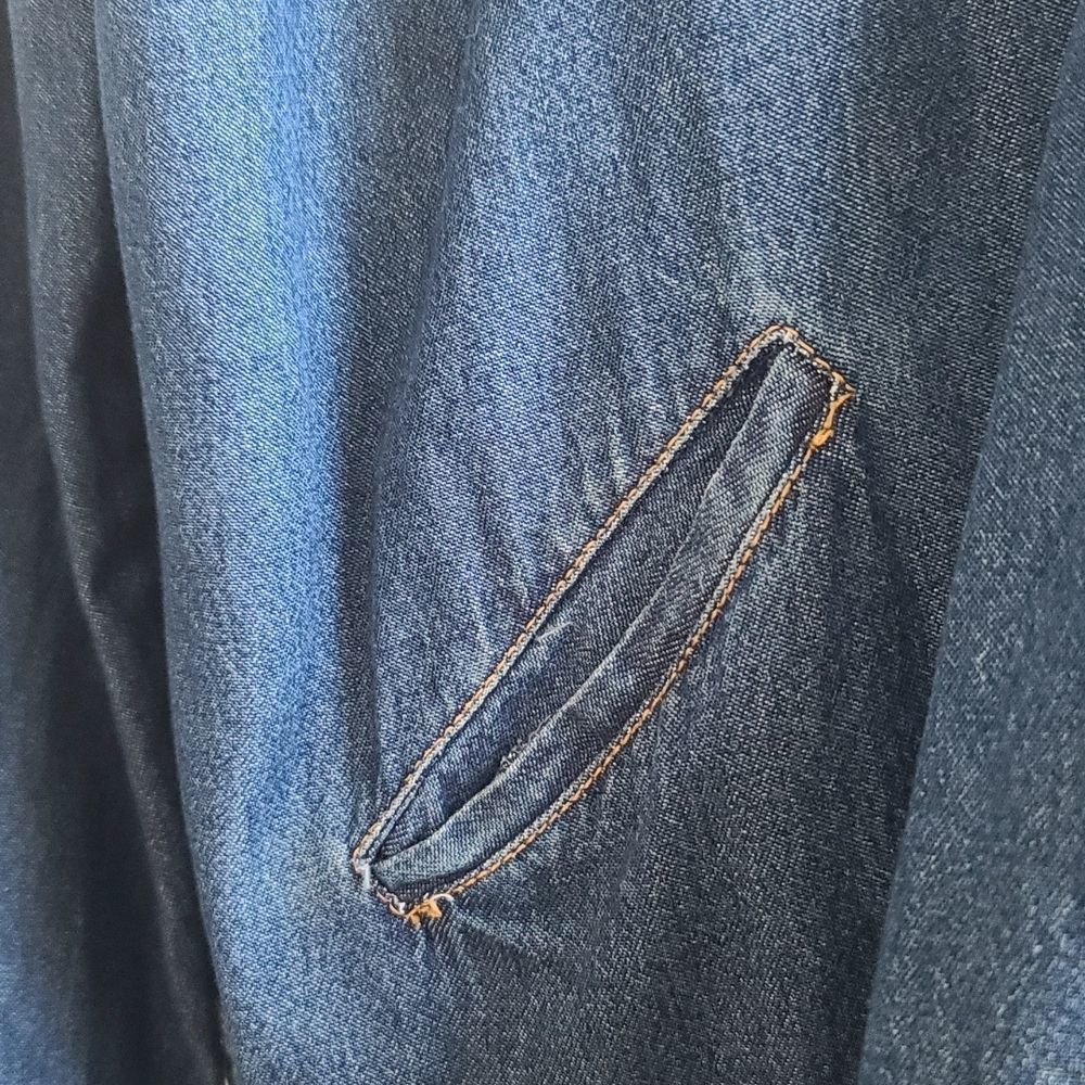 PLUS SIZE SAG HARBOR WOMAN'S DENIM JACKET - Picture 8 of 13